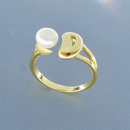 s925 sterling silver plated ring Women's wholesale niche women's high-end sense ins style simple ring light luxury retro ring wholesale
