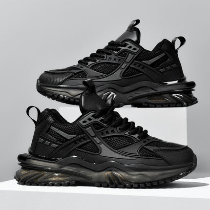 Spring new men's fashion sneaker mesh breathable plus size casual running shoes 2025 live men's shoes