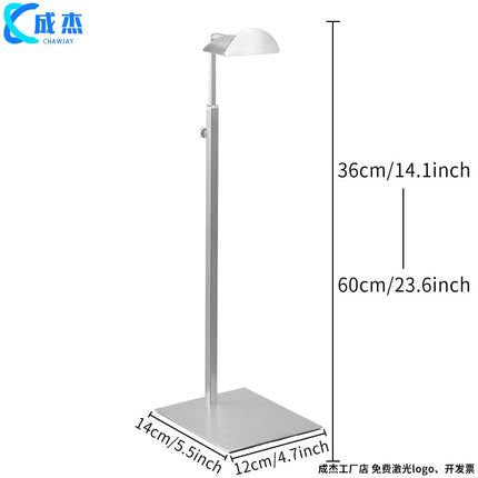 Cross-border Source Stainless Steel Display Hanging Bag Display Rack Women's Bag Rack Support Bag Rack Floor Adjustable Bag Rack