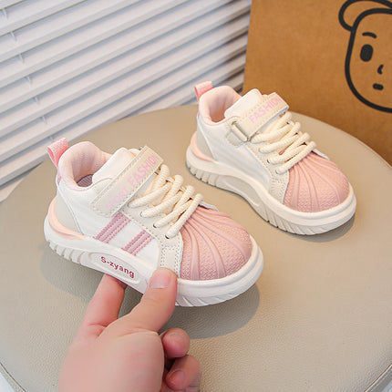 Autumn 2025 New Children's Leather Soft-soled sneaker All-match Casual Board Shoes for Boys and Girls sneaker