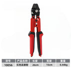 Aluminum sleeve crimping pliers (red)