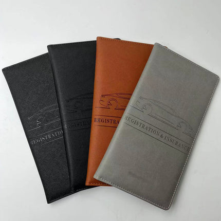 New Travel Passport Long Protective Cover Card Holder Retro Multi-Card Storage Multi-Function PU Anti-Theft Card Holder