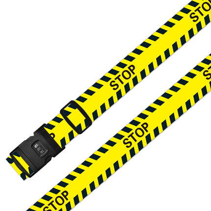 Luggage cross double password strap luggage case locking and fastening strap trolley case explosion-proof strap polyester printed strap