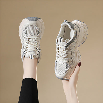 (Out-Of-Stock Items Cannot Be Replenished) Thick-Soled Trendy Dad Shoes for Women, New Spring/Summer Sports Casual Versatile Sneakers