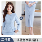 Light blue (suit + skirt) / S