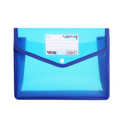 A4 File Bag Snap-Type Inch Student Stationery Office File Document Classification