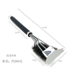 Round handle wire brush (with shovel)