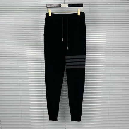 Factory Direct autumn and winter New TB sweater sweatpants new color matching classic Dark four bars casual suit men and women