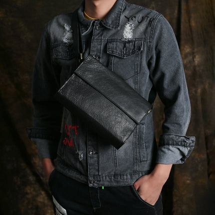 Ancient Trendy Guest Genuine Leather Men's Bag Single Shoulder Crossbody Bag Handmade Cowhide Backpack Simple Small Bag Crazy Horse Leather Men's Bag