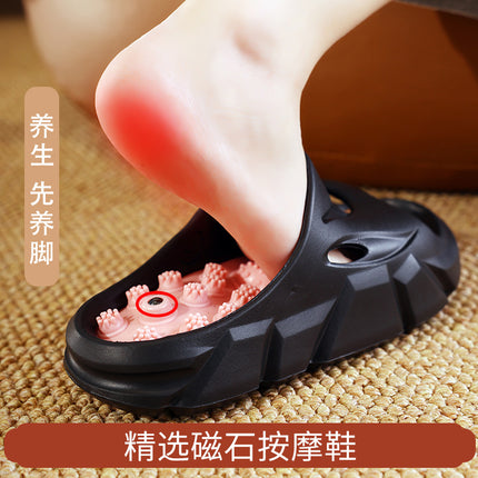 Acupressure Board Slippers for Summer Outdoor Wear Sports Couples Slippers New Home Non-Slip Bedroom Casual Ladies Slippers