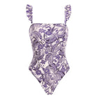 One-Piece Ruffle Swimsuit / S
