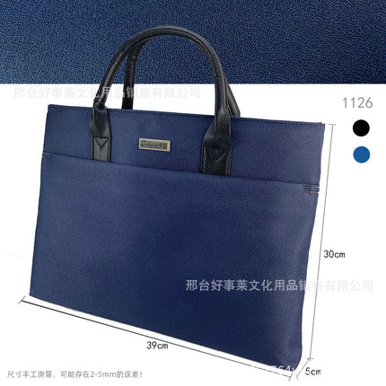 Multi-functional Briefcase Storage Handbag File Bag Large Capacity Meeting Bag Business Office Storage File Bag