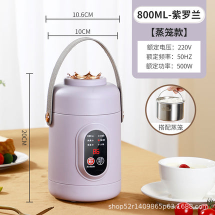Mini Electric Rice Cooker Smart Small Electric Cooker Portable Small Electric Cooker Office Porridge Soup Non-stick Cooker Gift