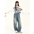 Vintage blue trousers / XS