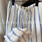 Blue and white stripes / S