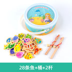[Package 3] 28 Fish + Barrel +2 Rods