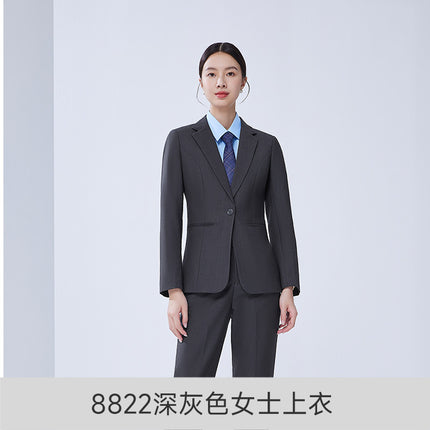High-end suit suit female professional formal suit bank business suit temperament tooling sales department front desk work clothes autumn
