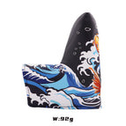 L-shaped putter cover-black