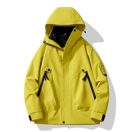 Factory Direct Sales Wholesale Spring Season Hooded Jackets, Popular Couple Outdoor Hiking Jackets 2518 Double Zipper