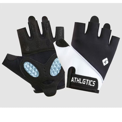 Sports Gloves for Women, Yoga, Fitness, Non-Slip, Shock-Absorbing, Half-Finger, Anti-Callus, Cycling Fitness Gloves, Women's Anti-Callus Gloves