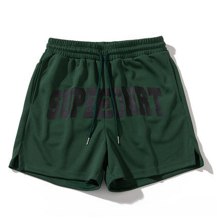 Men's Summer Thin Breathable Casual Sports Training Shorts American Mesh Quick-drying Sports Basketball Quarterpants Men's