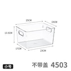 4503. transparent box-square small size without lid