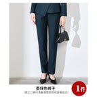 dark green pants / S