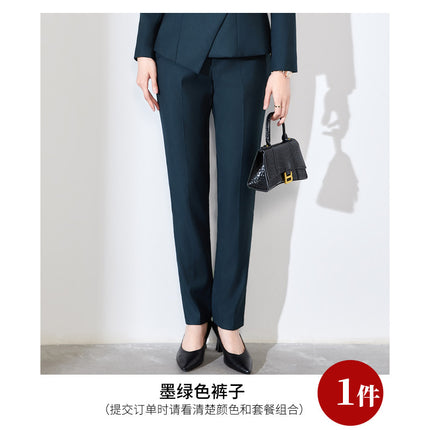 Overalls Women's Professional Elegant Suit suit Spring and Autumn Three-piece Set Small Executive Jewelry Store High-end Dress