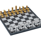 Gold and silver medium size [chessboard 25cm] english packaging
