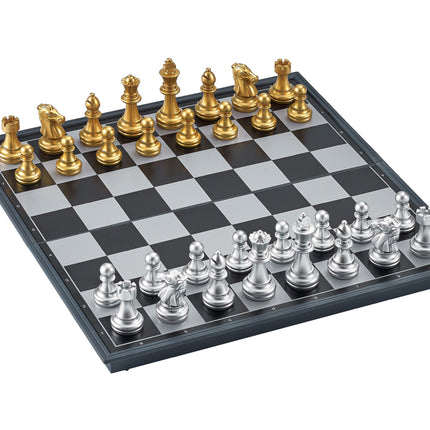 UB AIA Chess Magnetic Black and White Chessmen Folding Chessboard Children Students Training Chess for Competitive Games