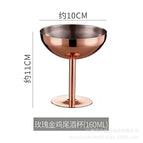 304 ice cream cup type a red copper color