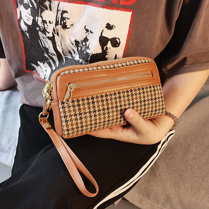 Elegant Women's Clutch Bag 2026 New Model, Can Hold Mobile Phone, Fashionable High-End Designer Wristlet Wallet