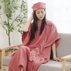 Bamboo xuanwu soft cotton shirt brown and pink / One size fits all