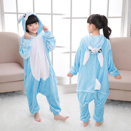 Manufacturer's Flannel Cartoon One-Piece Animal Pajamas for Children and Adults, Unicorn, Dinosaur, Pegasus Pajamas, Couple Style