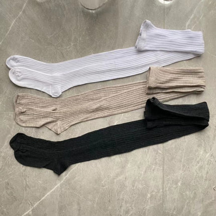 Autumn and Winter Fashion Vertical Stripe Leggings Cotton Warm Slim-fit Slimming Pantyhose All-match Simple Base Trendy Socks for Women