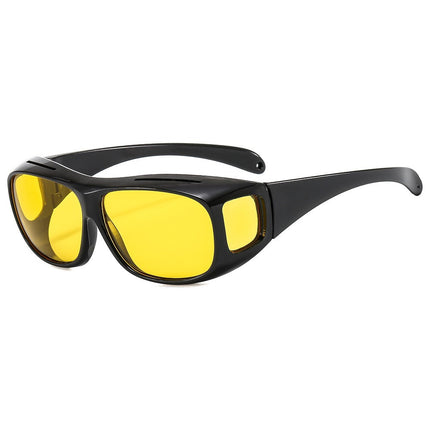 Anti-Uv, Windproof, Labor Protection Glasses, Anti-Splash, Anti-High Beam, High-Definition Polarized Night Vision Goggles, Driver's Sunglasses