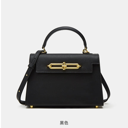 High-end French Kelly Bag Summer New Macaron Light Luxury All-match Flip Small Square Bag Shoulder Crossbody Bag