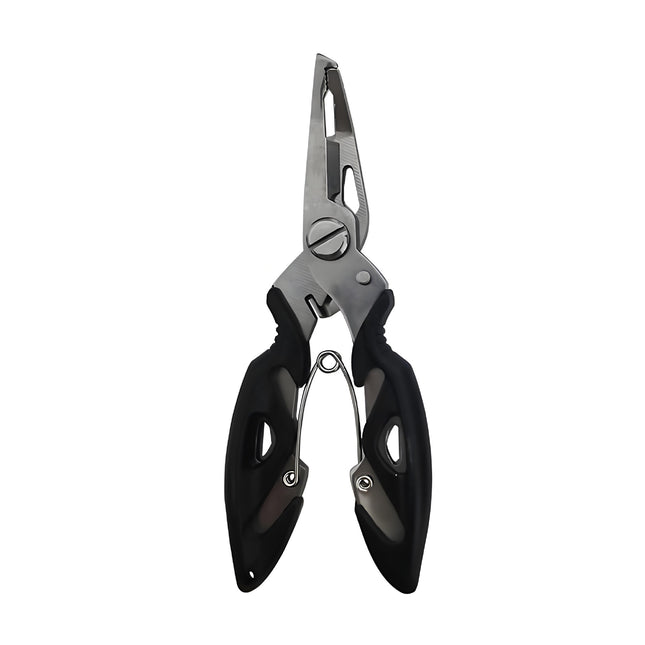 Cross-border Luya scissors pliers multi-functional curved mouth stainless steel fishing tongs fishing line scissors portable fishing fish control hook pliers