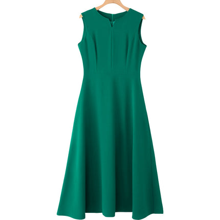 Celebrity Elegant Professional Suit dress Women's 2025 Summer New High-Level Style Professional Sleeveless Dress