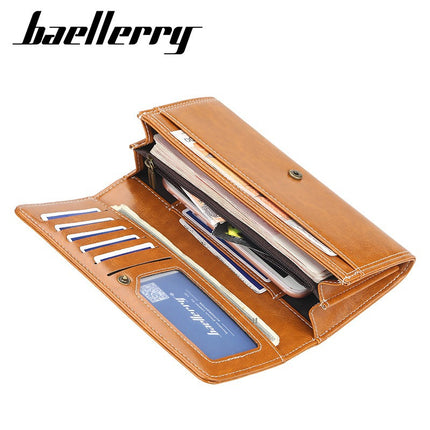 Wallet Women's Long Korean Style Fashion Glossy Multi-Card Slot Large-Capacity Card Holder Multi-Functional High-End Clutch Bag