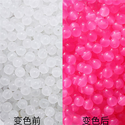 Acrylic UV Color-changing Beads Round Beads Handmade DIY Jewelry Accessories Homemade Bracelet Bracelet Beaded Material