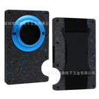 Blue Forged Carbon Blue Ring Air tag (Strap)