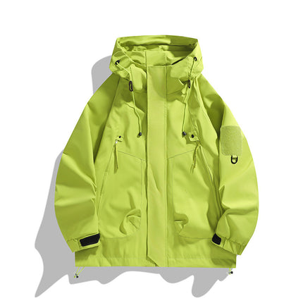 Couple's Charge Clothes Men's Zipper Autumn Windproof Waterproof Mountaineering Suit Fashionable Jacket Outdoor Cover