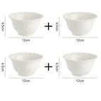 4.7 inch bowl-white four