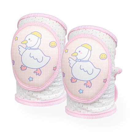 Children's knee pad adjustable elbow pad infant crawling protective gear toddler anti-fall artifact mesh breathable knee pad cover