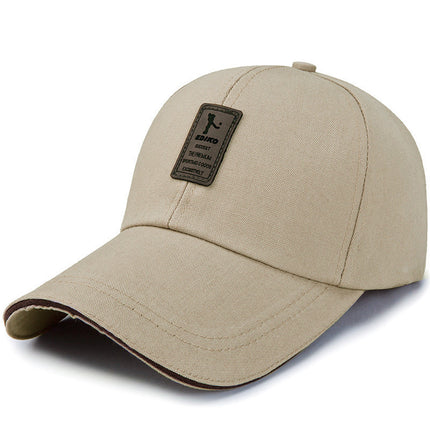 Four Seasons New Versatile Baseball Cap Deep Crown Wide Brim Polyester Cotton Peaked Cap Women's Face-Slimming Sun Protection Hat Sunshade Hat