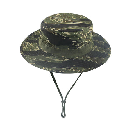 Summer Camouflage Tactical Penny Hat suit Multi-function Magic Hood Fishing Cap Sunscreen Protective Breathable Fisherman Hat
