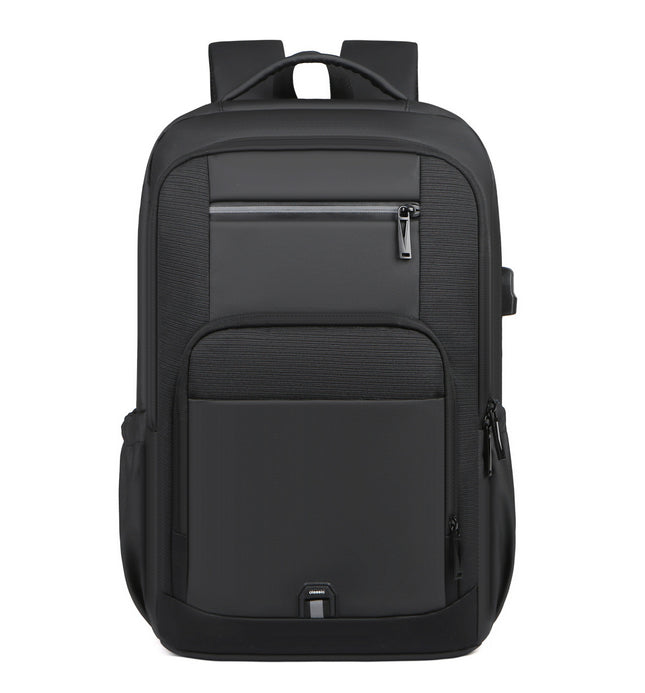 17inch Large Capacity Backpack Multifunctional USB Interface Storage Business Backpack Casual Travel Wear-Resistant Computer Bag