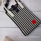 Black = classic vertical heart