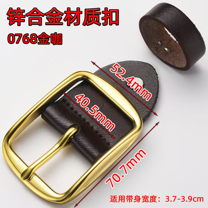 Men's Belt Buckle Pin Buckle Belt Buckle Head Waist Trousers Belt Buckle Head Leather Belt Belt Buckle Fittings